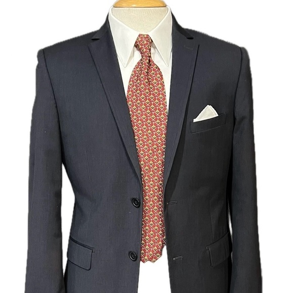 Versace Dark Gray Blazer Size 38